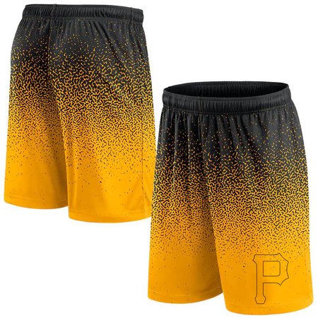 Pittsburgh Pirates Graduated Yellow Shorts